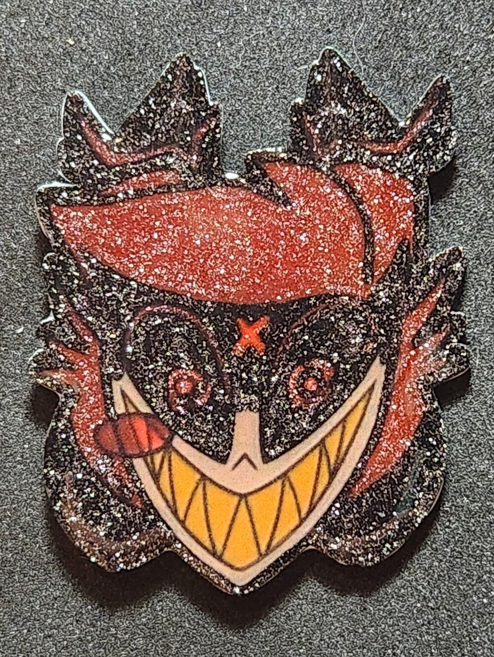 Alastor Glitter Pin - Hazbin Hotel